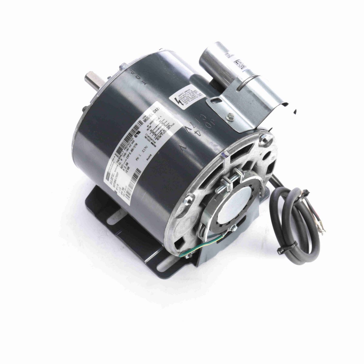 FASCO OEM Replacement Motor, 1/8 HP, 1 Ph, 60 Hz, 115 V, 700 RPM, 1 Speed, 48 Frame, OAO - D827