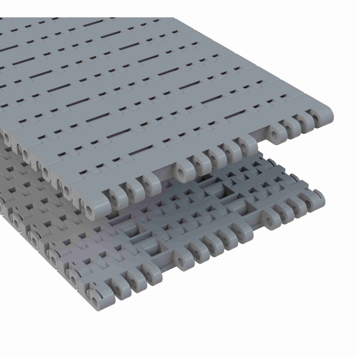 Rexnord 7705 Straight Running Solid Top, Material: Silver Platinum Series™ X, Width: 7.5in, Pitch: 1in - 10286166