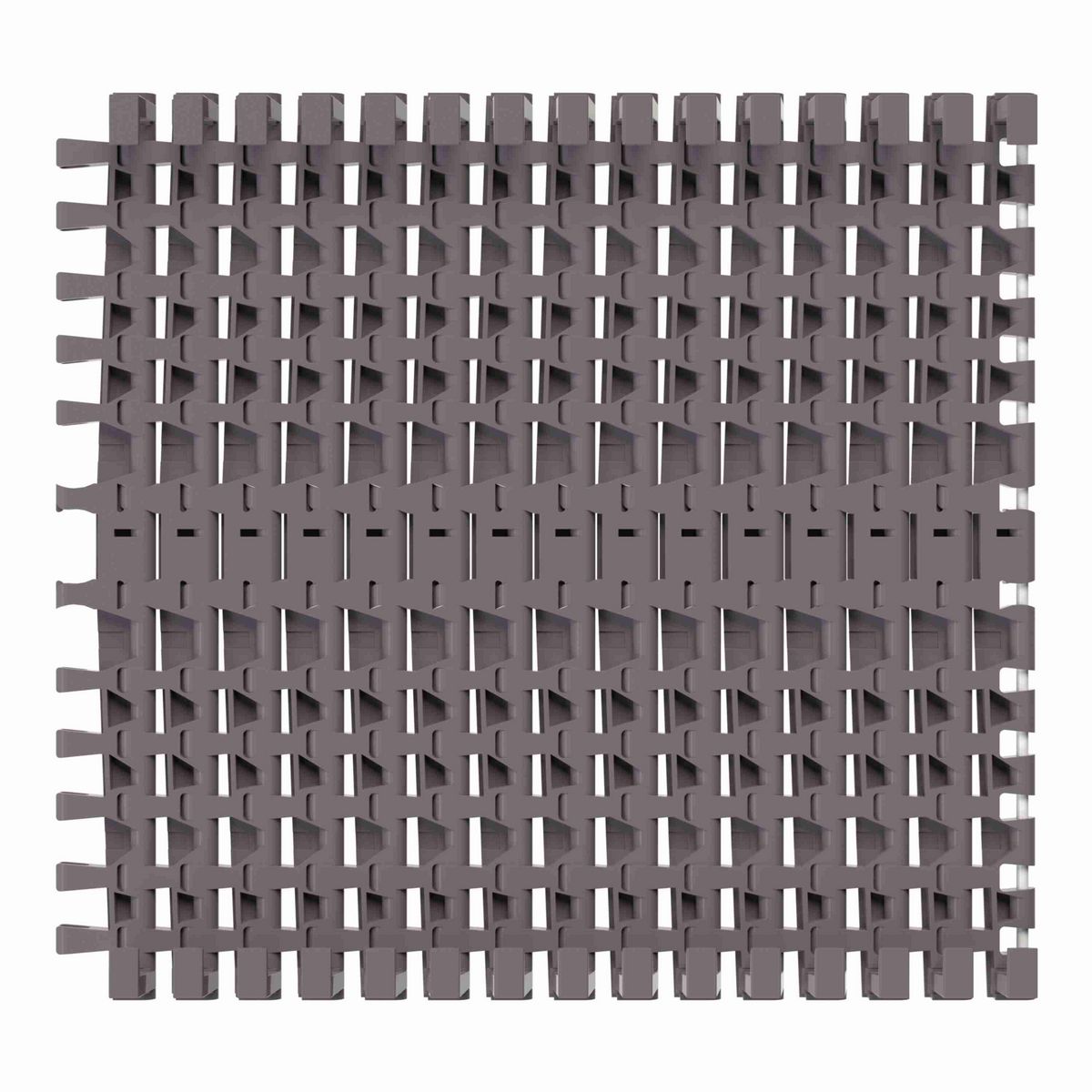 Rexnord 7956TAB Side-flexing Flush Grid, Material: Brown High Performance, Width: 18in, Pitch: 1.25in - 81450711
