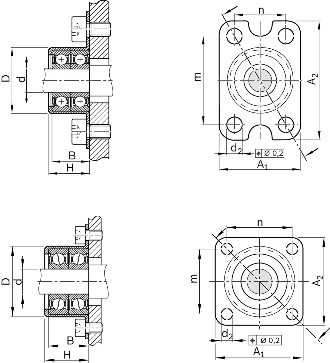 Подшипник Bosch Rexroth LAL-A-G 15 BG [R159041500]