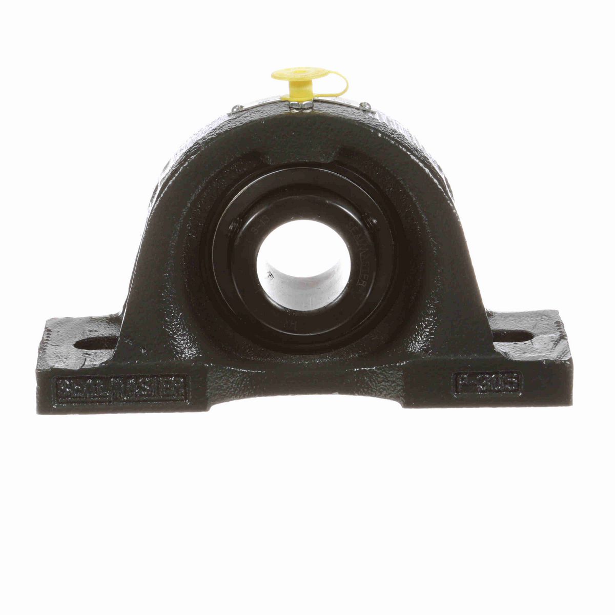 Sealmaster Mounted Cast Iron Two Bolt Pillow Block Ball Bearing - 52100 Bearing Steel, Black Oxided - Setscrew Lock - Air Handling Housing Fit, Noise Tested - MP-19 CXU