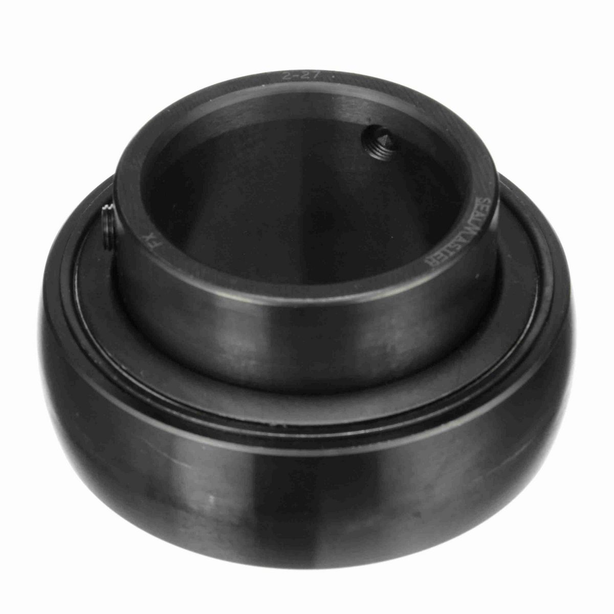 Sealmaster Mounted Insert Only Ball Bearing - 52100 Bearing Steel, Black Oxided - Setscrew Lock - 2-27