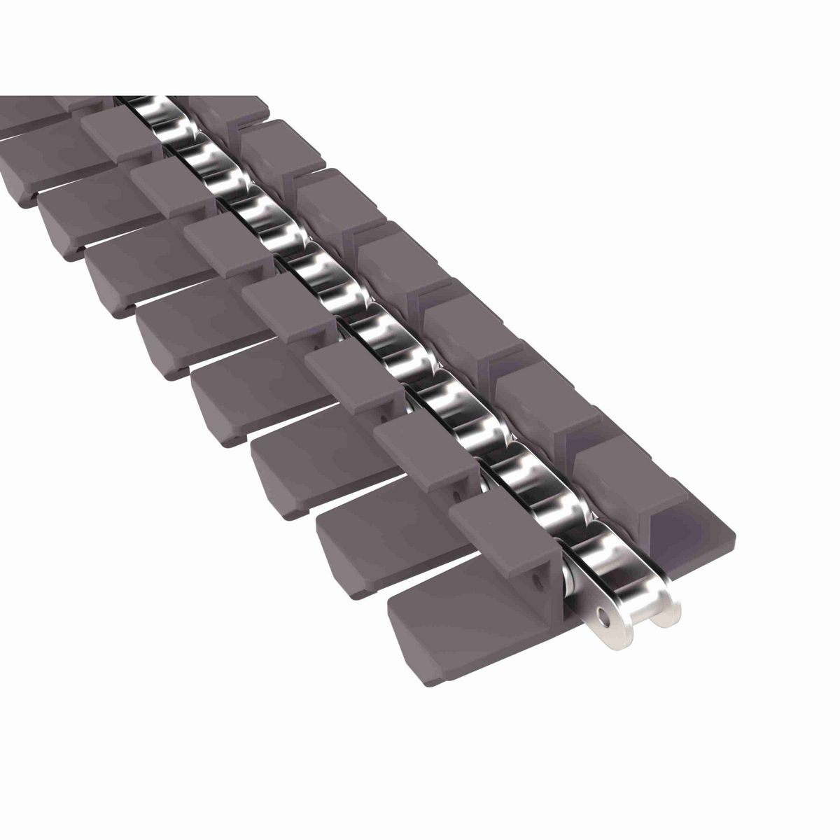Rexnord 1873TAB SideGrip™ Side-flexing, Material: Brown High Performance, Width: 3.75in, Pitch: 1.5in - 81439301