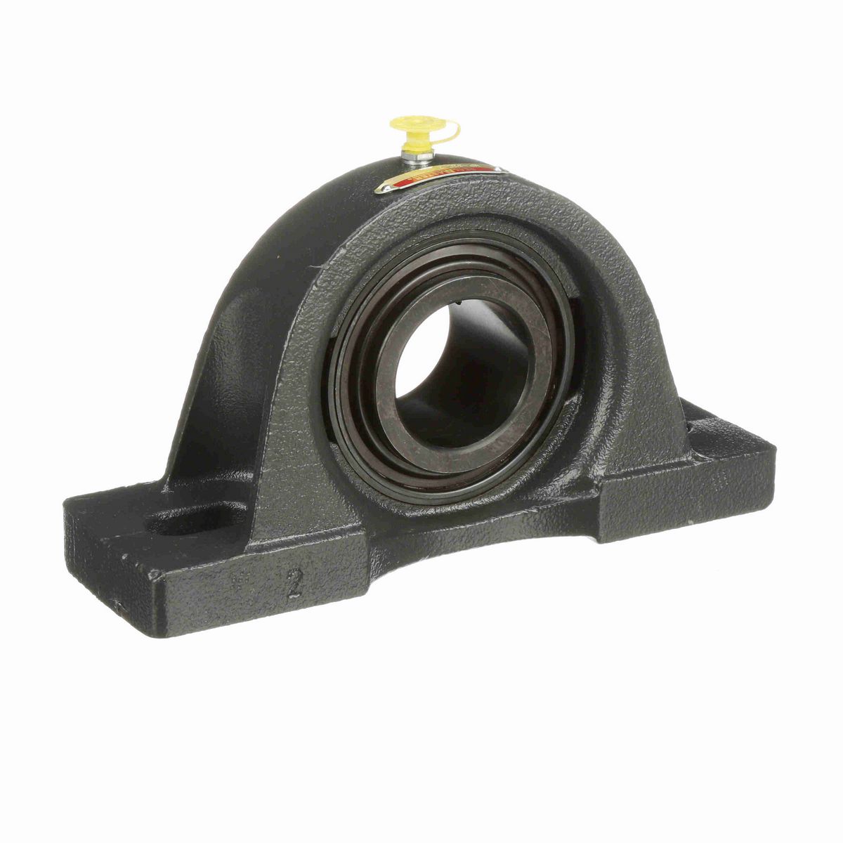 Sealmaster Mounted Cast Iron Two Bolt Pillow Block Ball Bearing - 52100 Bearing Steel, Black Oxided - Setscrew Lock - MP-32C