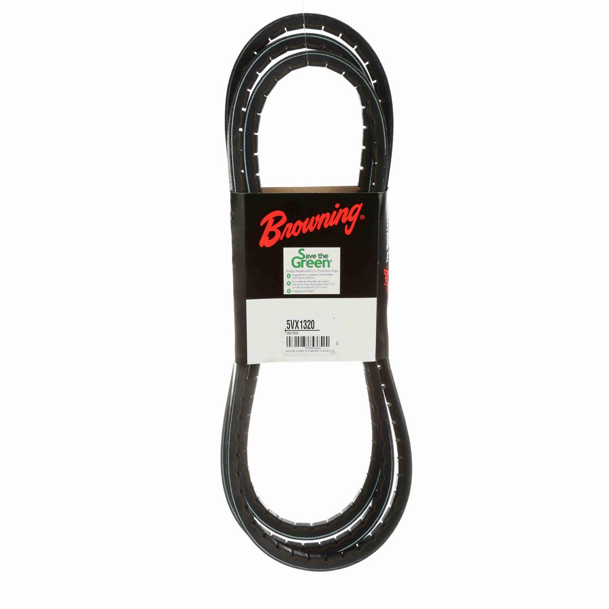 Browning EPDM Notched Belt 98% Efficient - 5VX1320