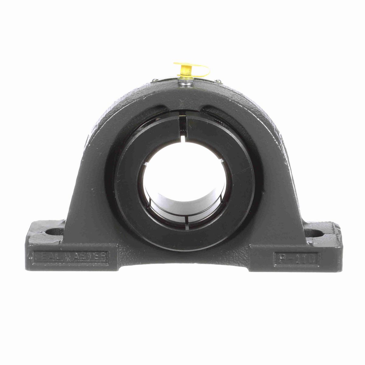Sealmaster Mounted Cast Iron Two Bolt Pillow Block Ball Bearing - 52100 Bearing Steel, Black Oxided - Concentric Lock - NP-35T