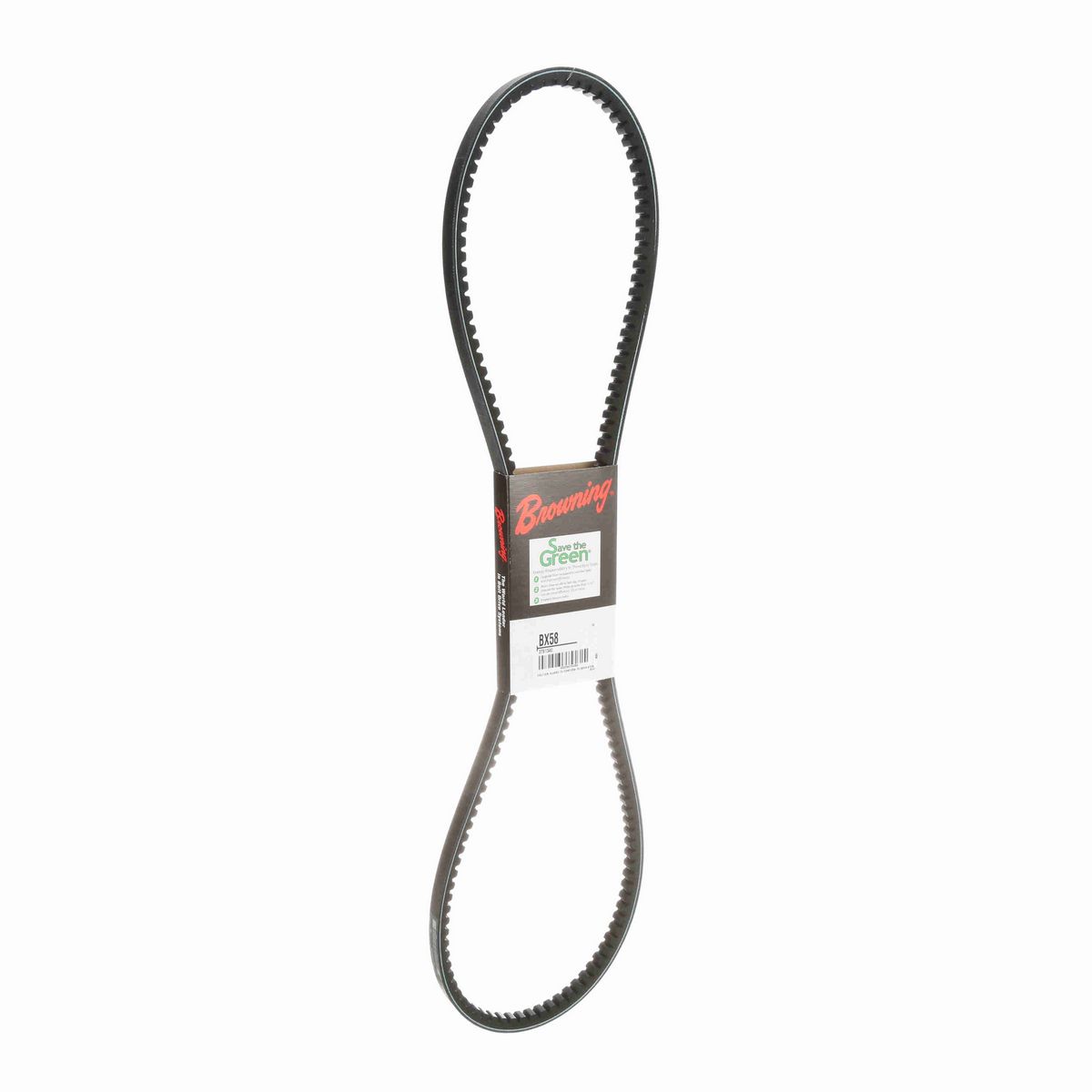 Browning EPDM Notched Belt 98% Efficient - BX58
