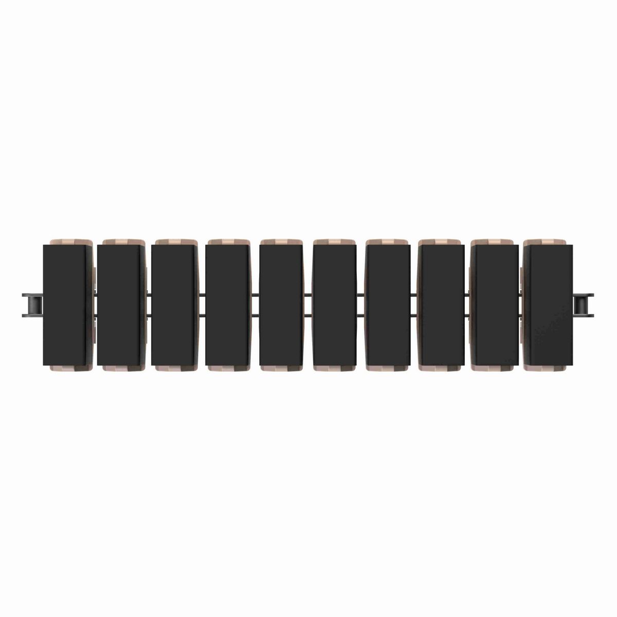 Rexnord 1873TAB SideGrip™ Side-flexing, Material: Tan Low Friction, Width: 3.75in, Pitch: 1.5in - LF1873-GD