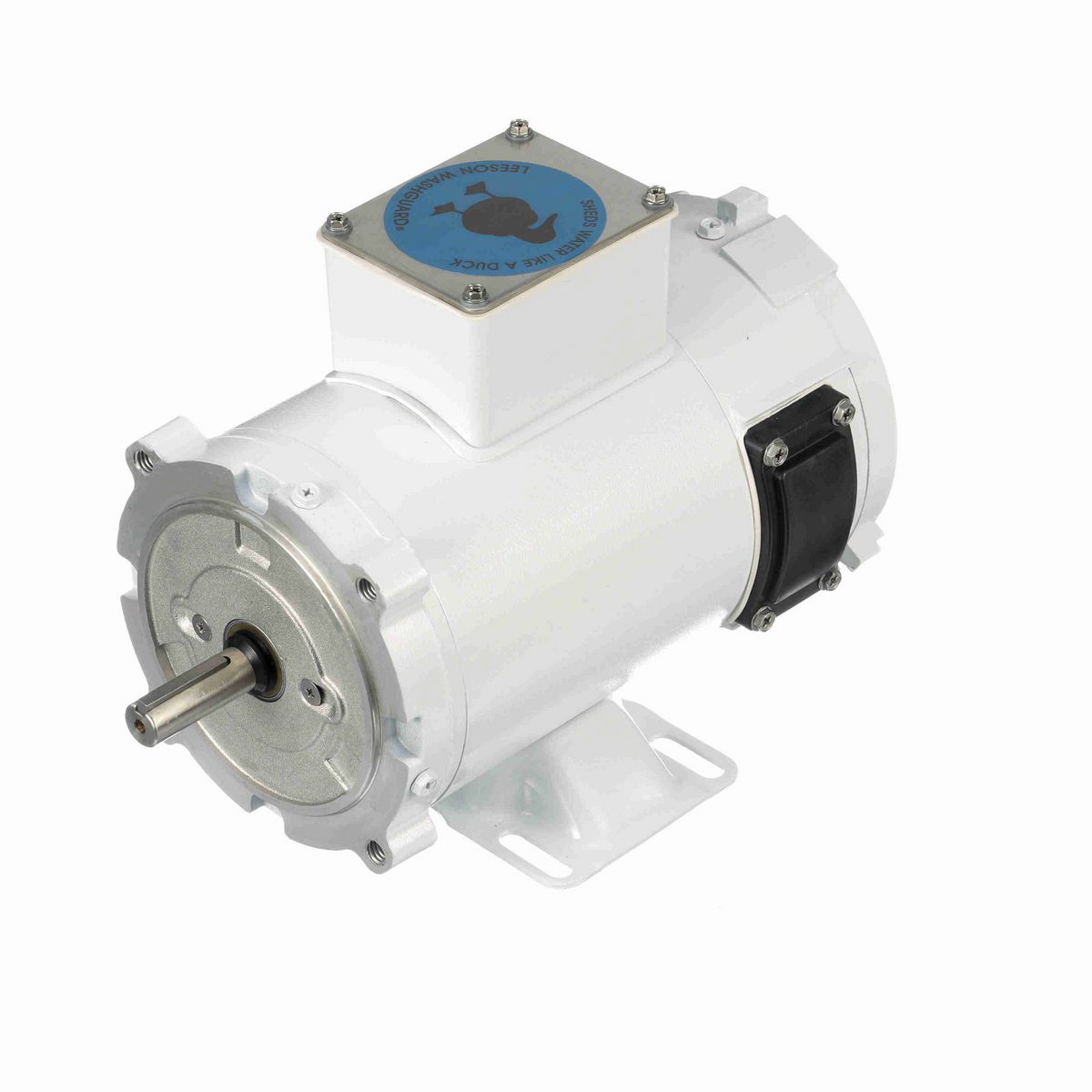 LEESON White Duck™ Washdown Motor, 0.33 HP, 90 V, 1750 RPM, S56C Frame, TENV - 108424.00