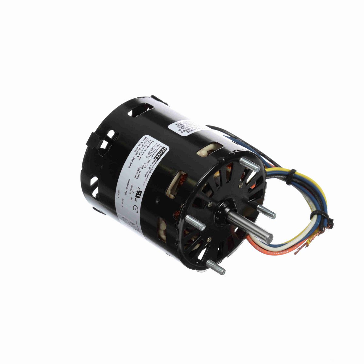 FASCO OEM Replacement Motor, 1/15 HP, 1 Ph, 60 Hz, 115/208-230 V, 1630/1550 RPM, 1 Speed, 3.3" Diameter, OAO - D1156