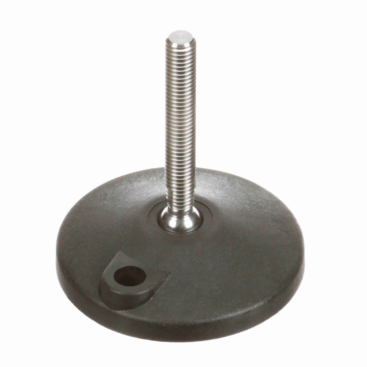 System Plast Articulating Plastic Leveler; Series: VG-511, Base Diameter: 4, Spindle Length: 2.92-in, Thread: 1/2-13 - VG-511-03-S12-L3