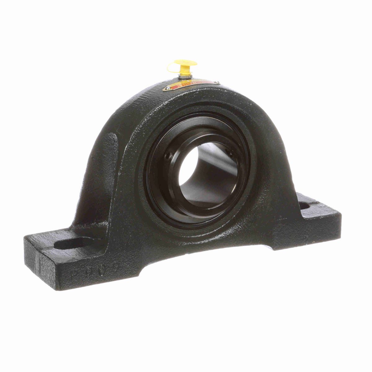Sealmaster Mounted Cast Iron Two Bolt Pillow Block Ball Bearing - 52100 Bearing Steel, Black Oxided - Double Setscrew Lock - MSPD-32
