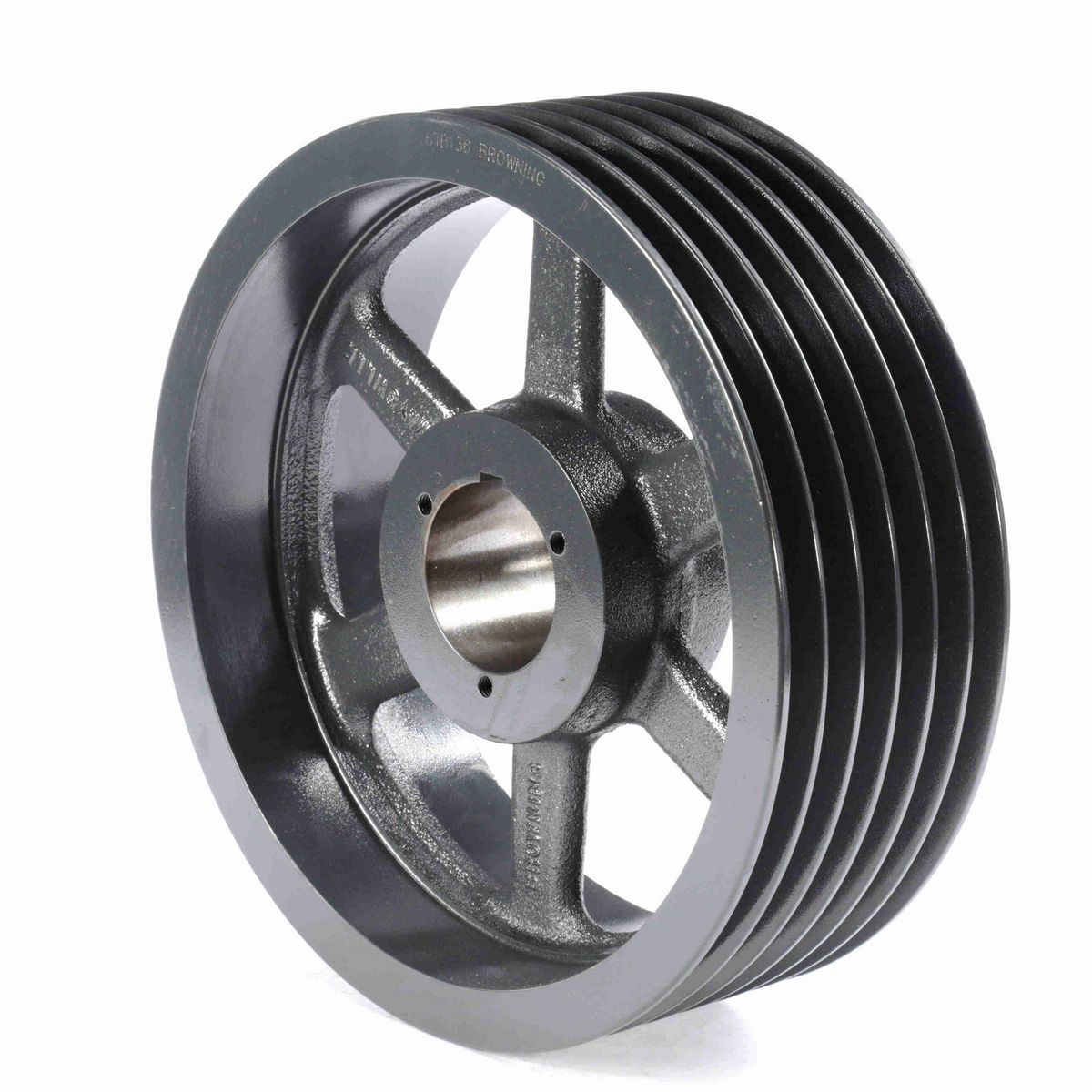 Browning 6 Groove Cast Iron Bushed Bore Multiple Sheave - 6TB136