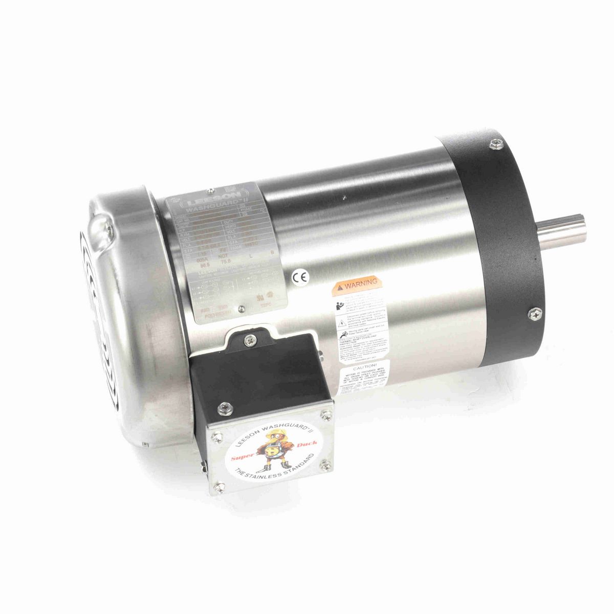 LEESON Washguard® ll General Purpose Motor, 2 & 1.50 HP, 3 Ph, 60 & 50 Hz, 230/460 & 190/380 V, 1800 & 1500 RPM, 145TC Frame, TEFC - 122200.00