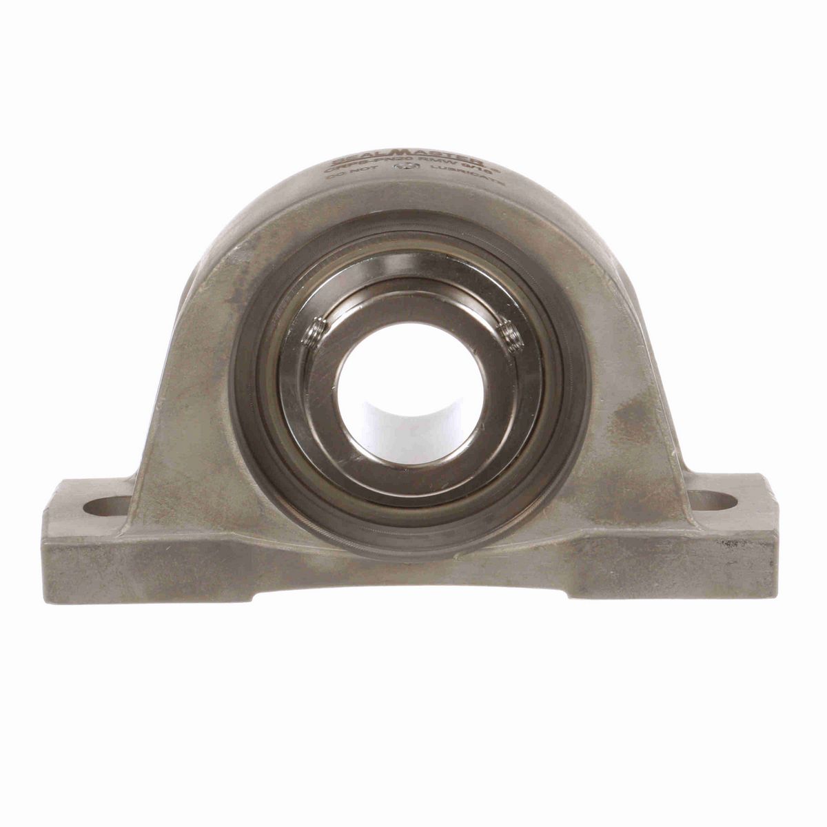 Sealmaster Mounted Stainless Steel Two Bolt Pillow Block Ball Bearing - 52100 Bearing Steel, Phosphorus Nickel Coated - Setscrew Lock - Corrosion Resistant - Reduced Maintenance - Lubed for Life - CRPS-PN20 RMW
