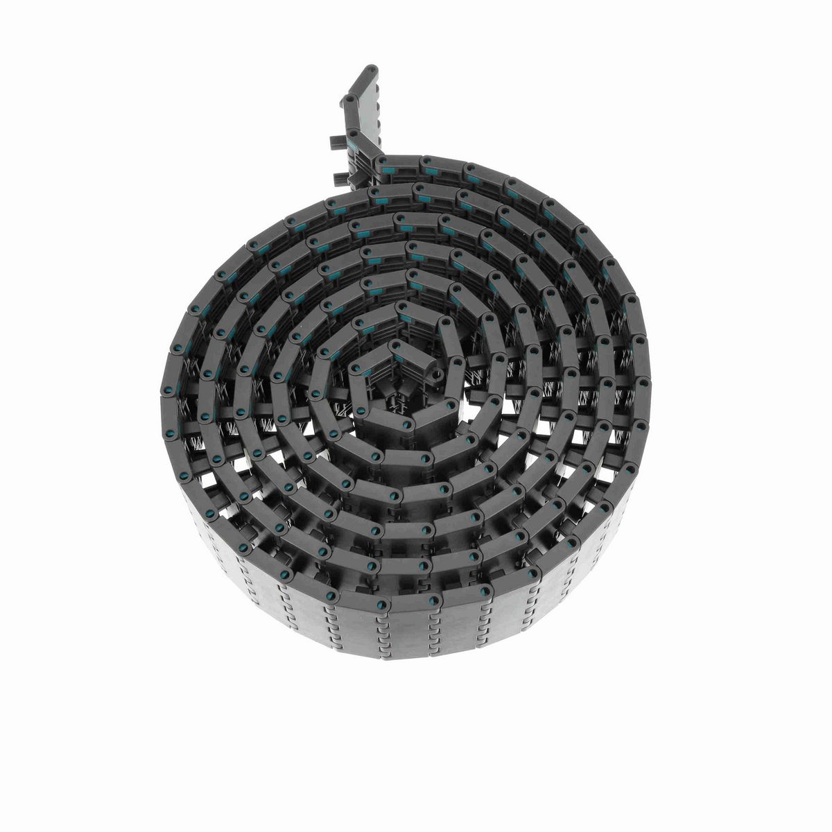 System Plast 2250FT Straight Running Solid Top, Material: Gray Low Friction, Width: 3.3in, Pitch: 1in - LFG2250FT-PT-K330