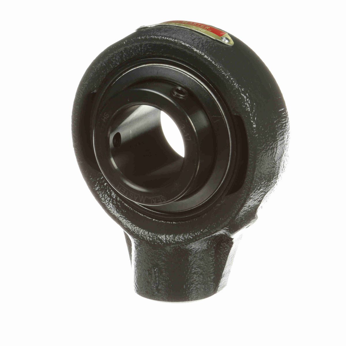 Sealmaster Mounted Cast Iron Hanger Unit Ball Bearing - 52100 Bearing Steel, Black Oxided - Setscrew Lock - SCHB-23