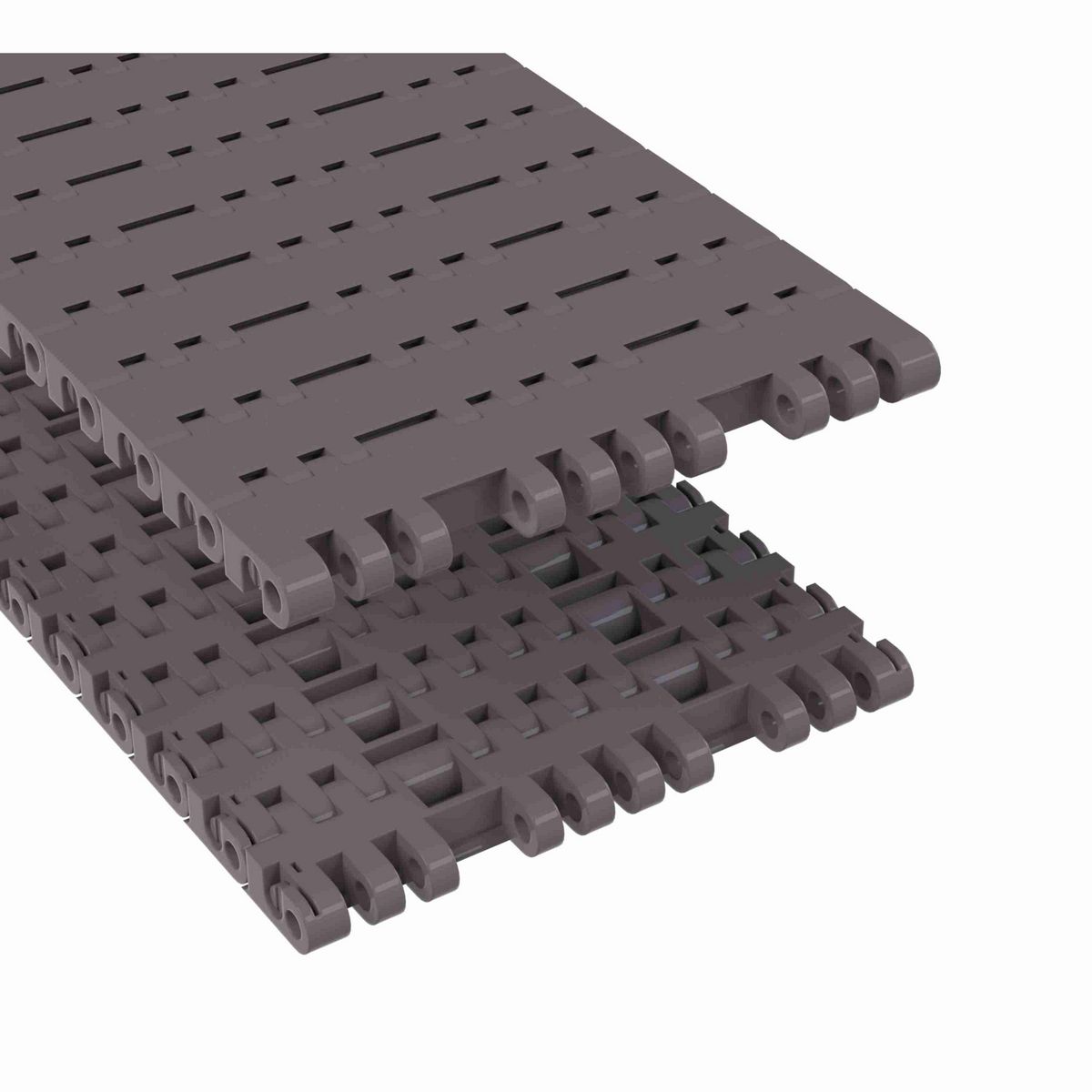 Rexnord 7705 Straight Running Solid Top, Material: Brown High Performance, Width: 6in, Pitch: 1in - 81416333