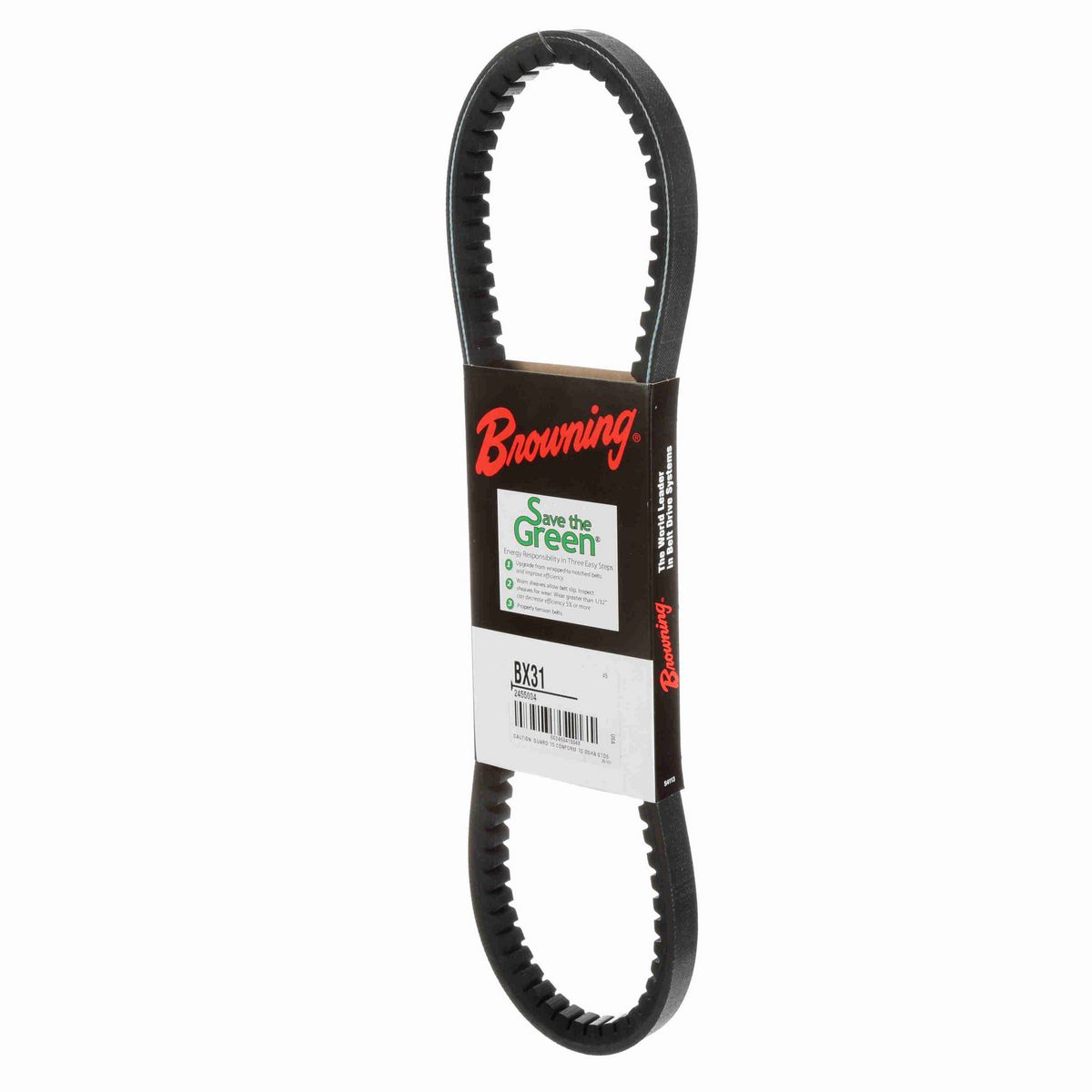 Browning EPDM Notched Belt 98% Efficient - BX31