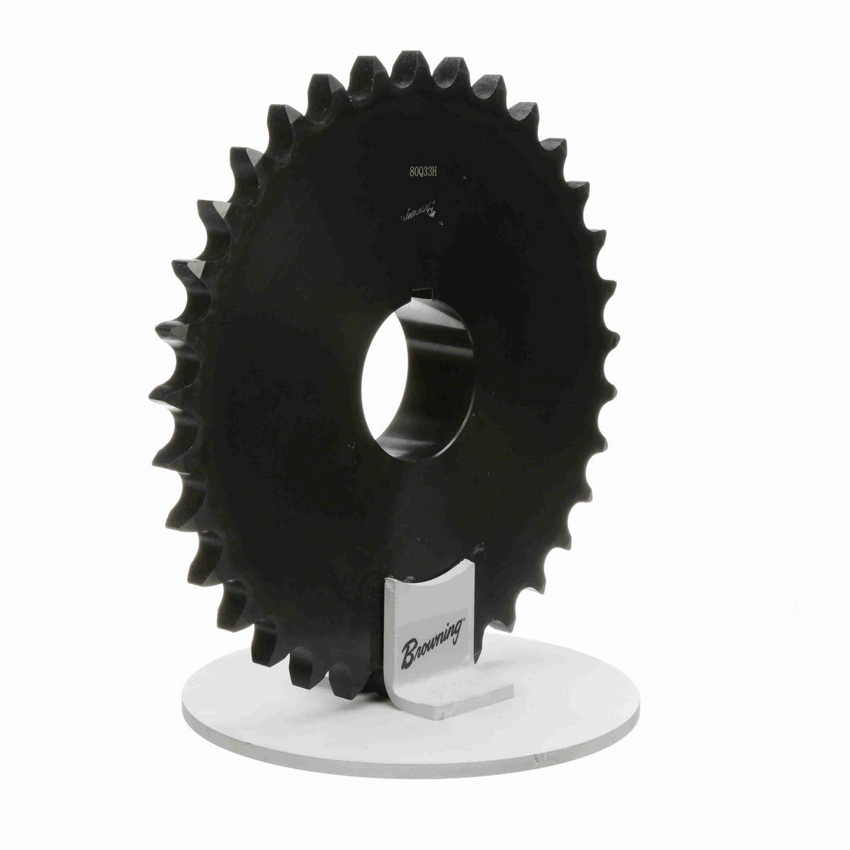 Browning Steel Bushed Bore Roller Chain Sprocket - 80Q33