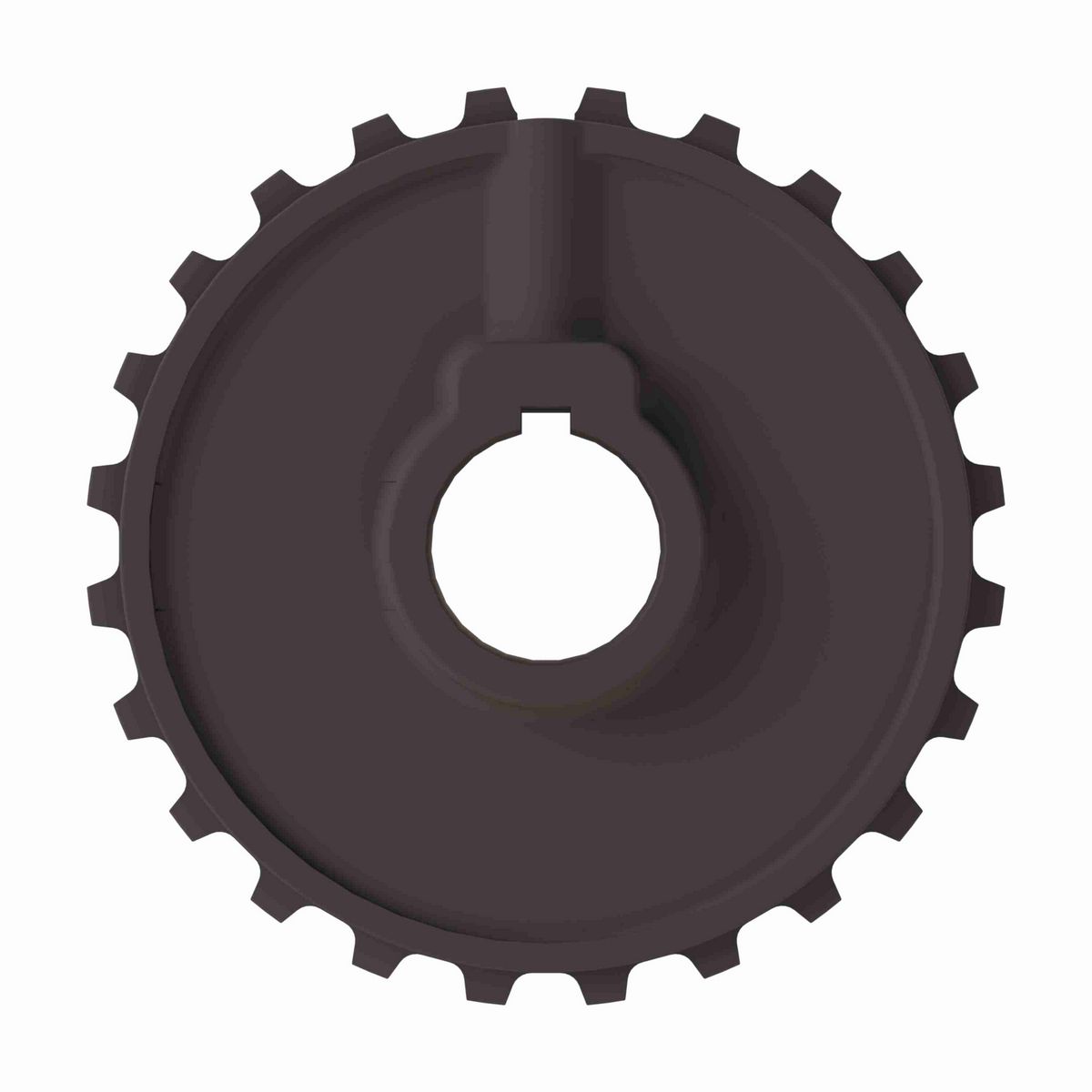 Rexnord 5930 Series Solid One Piece Molded Acetal Sprocket and a 24 Teeth with 30mm Round Shaft-Ready Bore with Keyway & Setscrew - 10334681