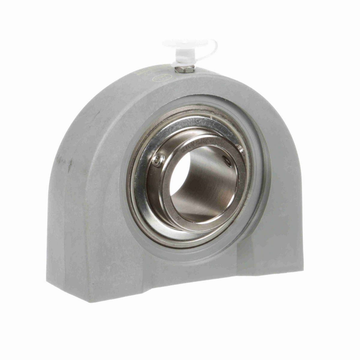 Sealmaster Mounted Composite Tapped Base Pillow Block Ball Bearing - 52100 Bearing Steel, Phosphorus Nickel Coated - Setscrew Lock - Corrosion Resistant - CRTBC-PN19