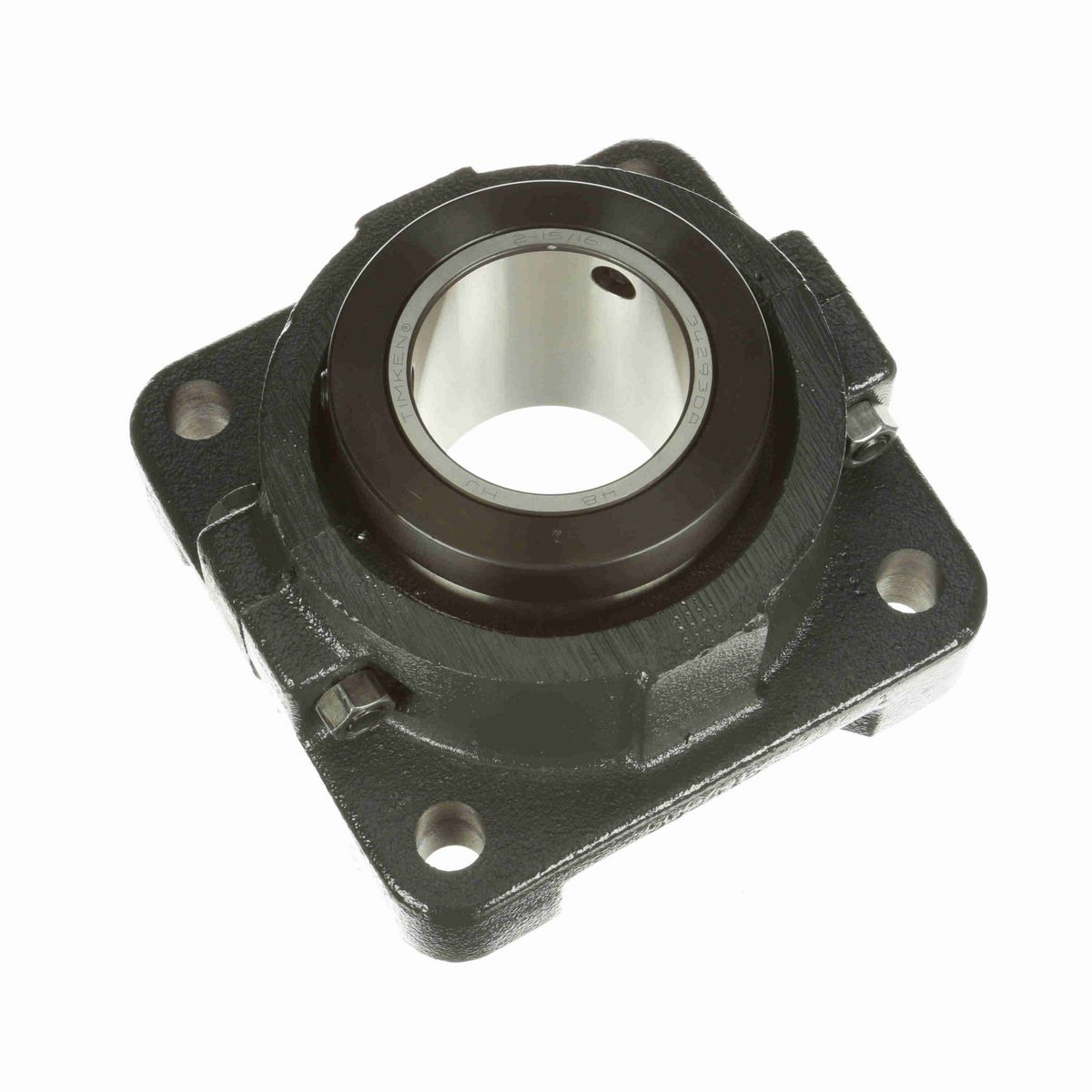 Sealmaster Mounted Cast Iron Four Bolt Flange Tapered Roller - 52100 Bearing Steel - Collar Mount Lock - RFBA 215