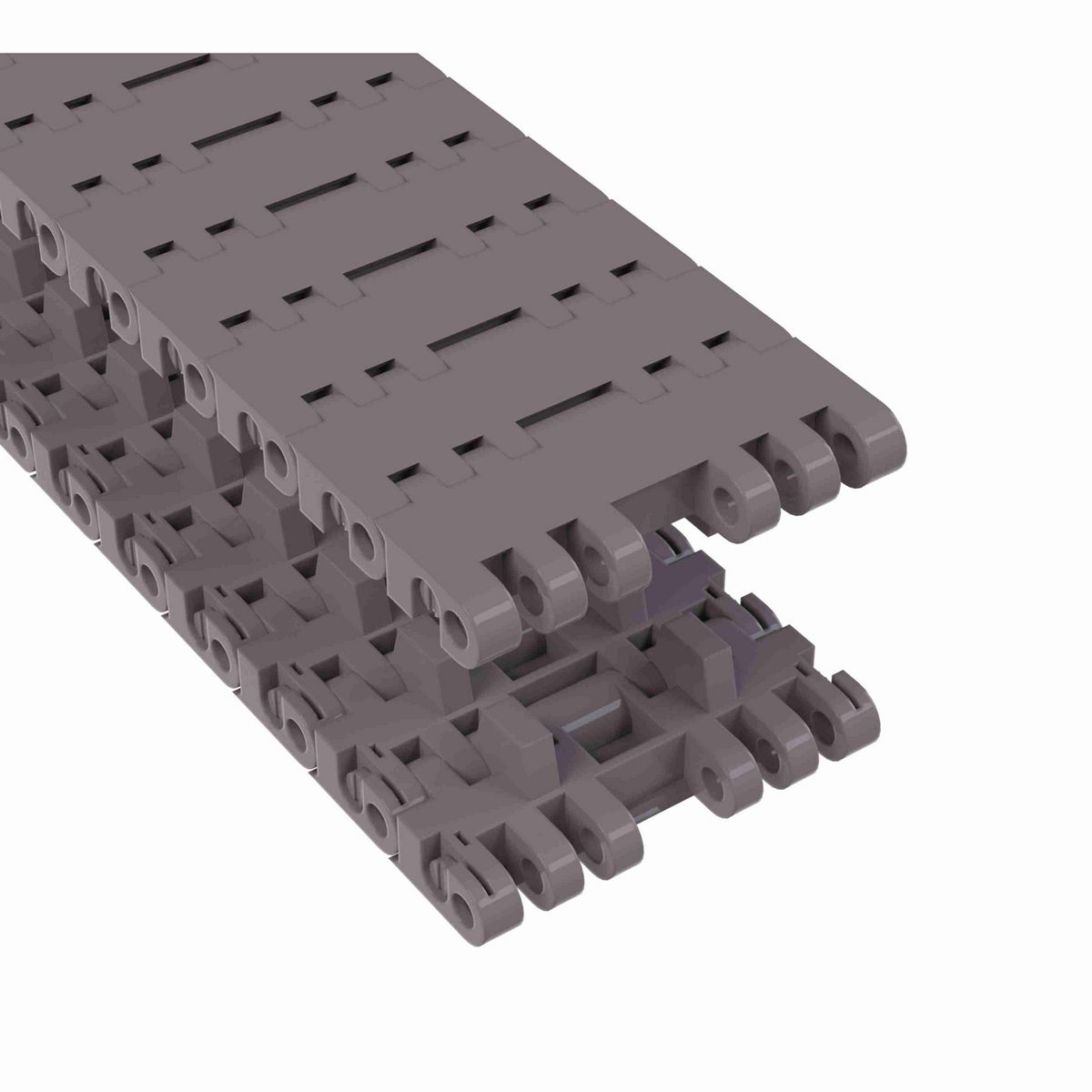 Rexnord 7705 Straight Running Solid Top, Material: Brown High Performance, Width: 3.25in, Pitch: 1in - 81415101