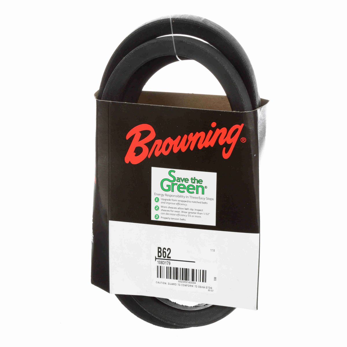 Browning Neoprene Wrapped Belt 95% Efficient - B62