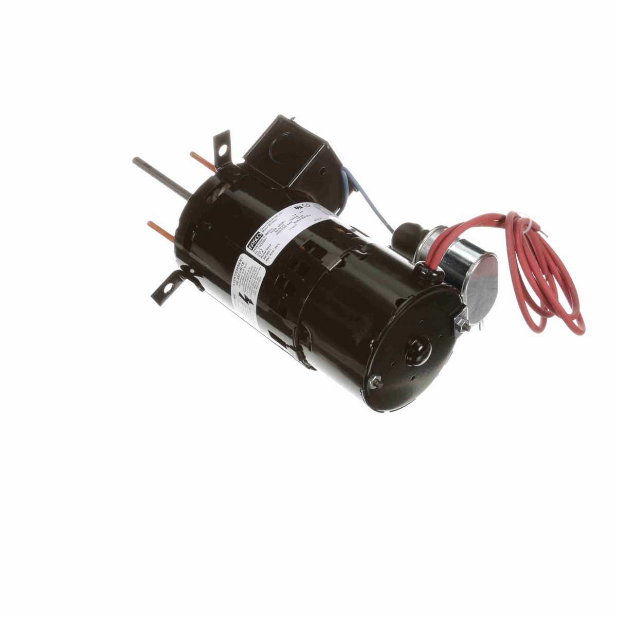 FASCO Draft Inducer Motor, 1/9 HP, 1 Ph, 60 Hz, 230 V, 3000/2500 RPM, 1 Speed, 3.3" Diameter, OAO - D412