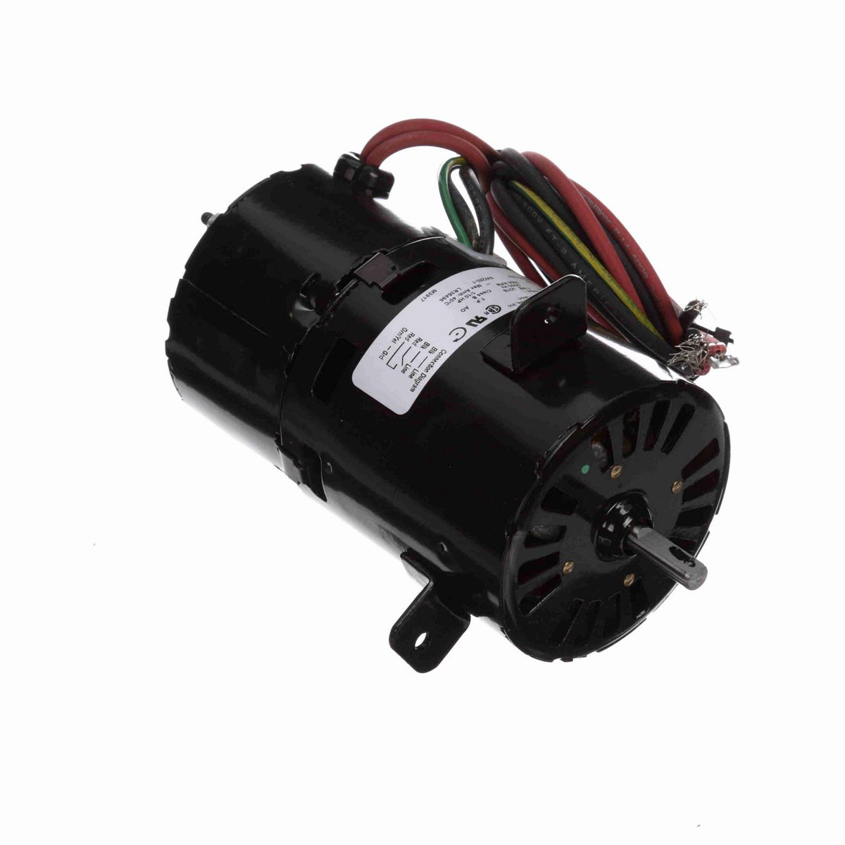 FASCO OEM Replacement Motor, 1/10 HP, 1 Ph, 50 Hz, 208-230 V, 3000 RPM, 1 Speed, 3.3" Diameter, OAO - D1169