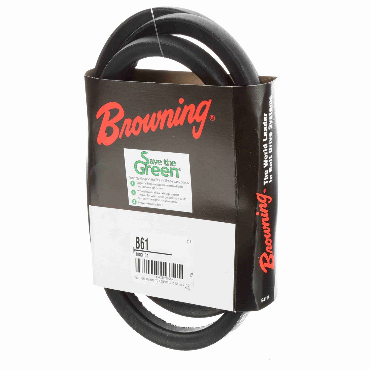 Browning Neoprene Wrapped Belt 95% Efficient - B61