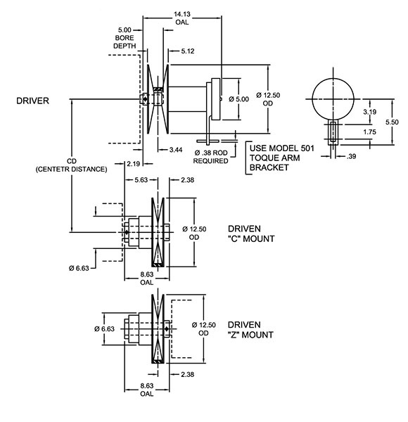 Model 34420 Pulleys - Imperial Timken 68514427971