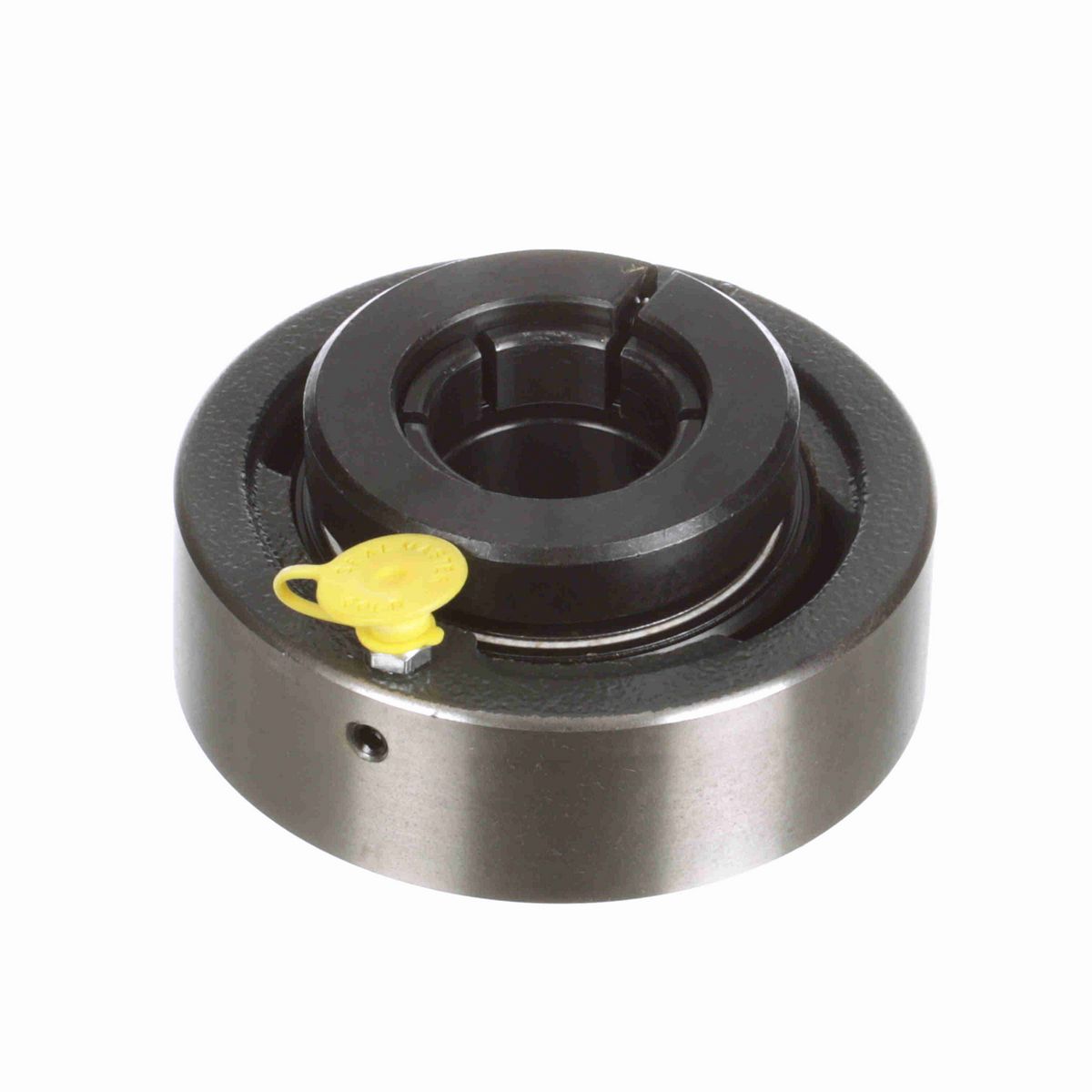 Sealmaster Mounted Cast Iron Cylindrical Cartridge Ball Bearing - 52100 Bearing Steel, Black Oxided - Concentric Lock - MSC-20T