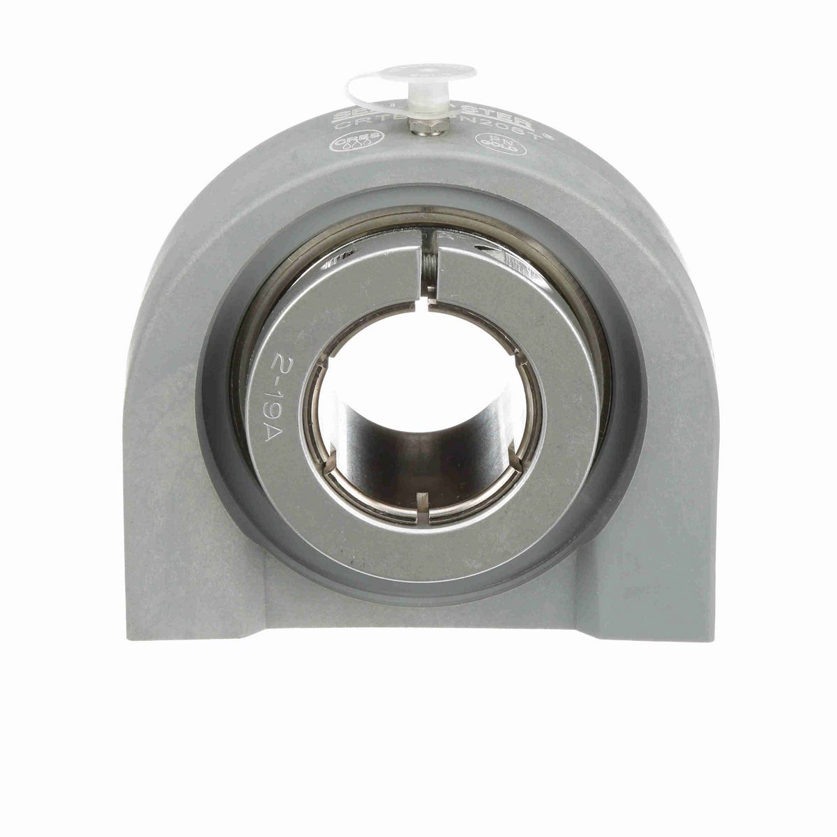 Sealmaster Mounted Composite Tapped Base Pillow Block Ball Bearing - 52100 Bearing Steel, Phosphorus Nickel Coated - Concentric Lock - Corrosion Resistant - CRTBC-PN208T