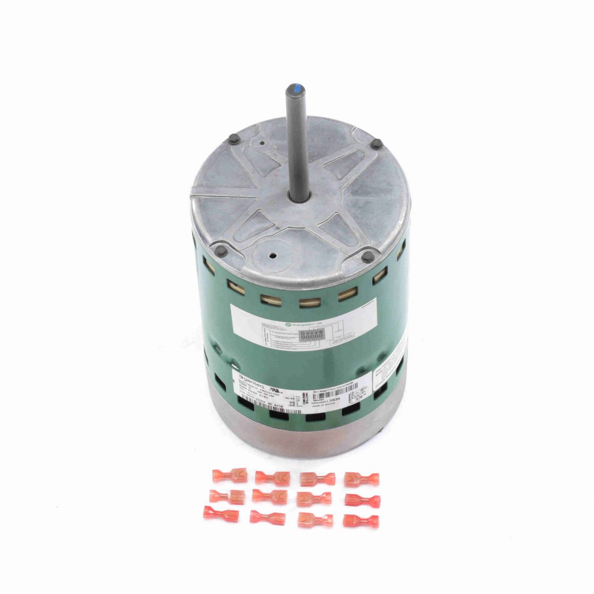 Genteq EVERGREEN® CM Fan and Blower Motor, 1 HP, 1 Ph, 60/50 Hz, 460 V, 1075 RPM, 1 Speed, 48 Frame, OPAO - 6410