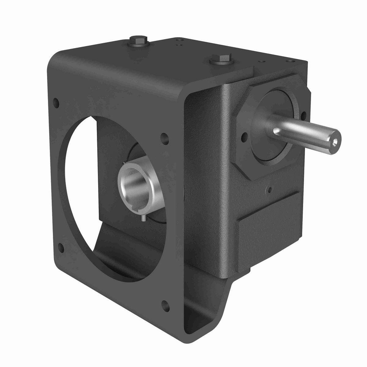 Hub City PowerCubeX Worm Gear Reducer Cast Iron Single-Reduction Worm Reducer - 183 7.5/1 L WR 1.000