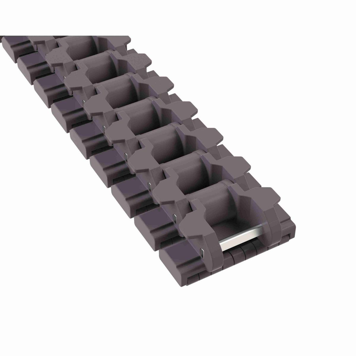 Rexnord 882TAB LBP Side-flexing Low Backline Pressure, Material: Brown High Performance, Width: 3.75in, Pitch: 1.5in - 81416901