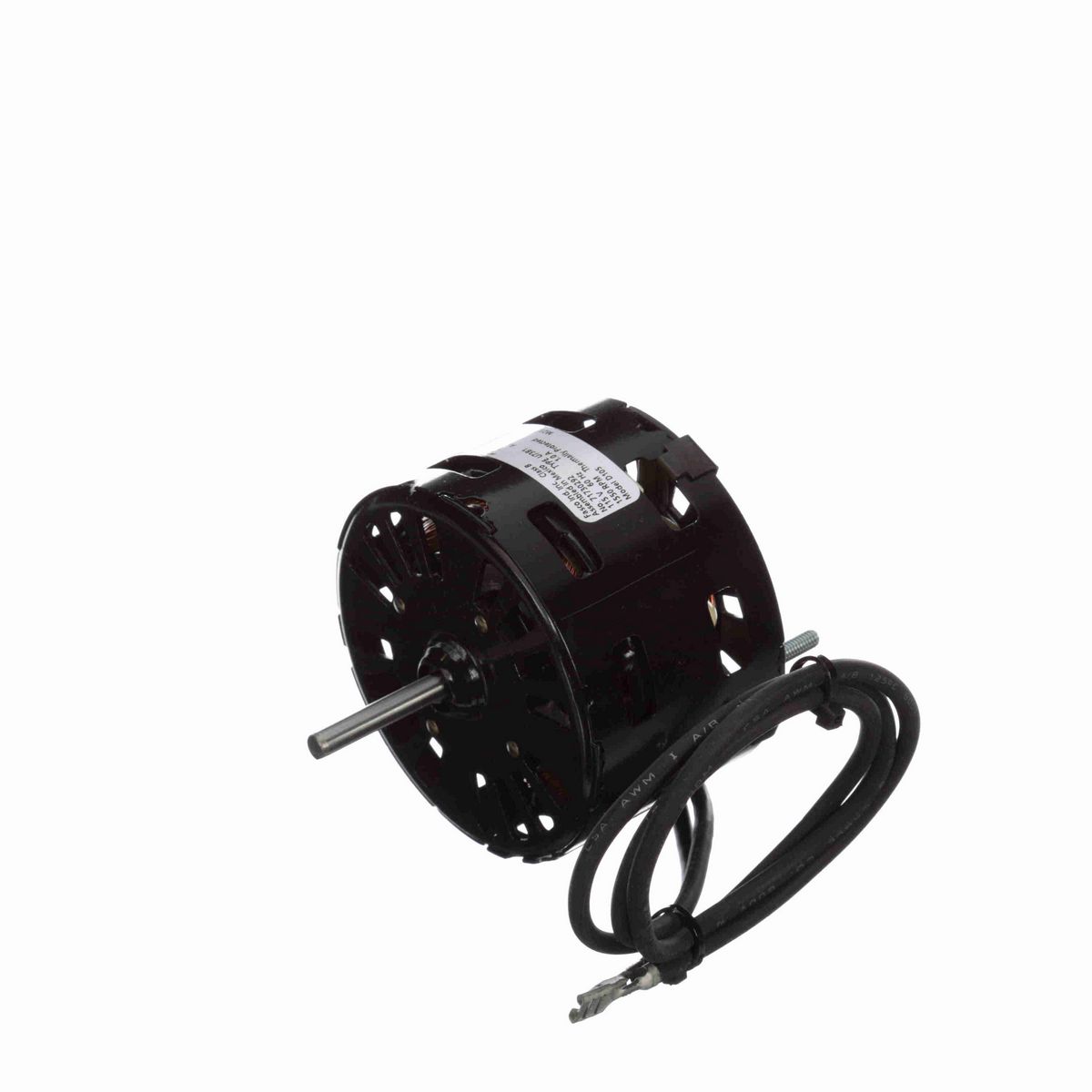 FASCO Fan and Blower Motor, 1/40 HP, 1 Ph, 60 Hz, 115 V, 1550 RPM, 1 Speed, 3.3" Diameter, OAO - D105