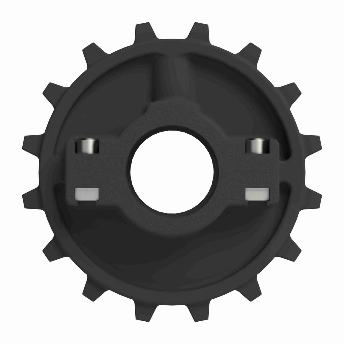 Rexnord 7700 Series Split Molded Nylon Sprocket with 16 Teeth and 1-1/2in Round Idler Bore - 614-62-19