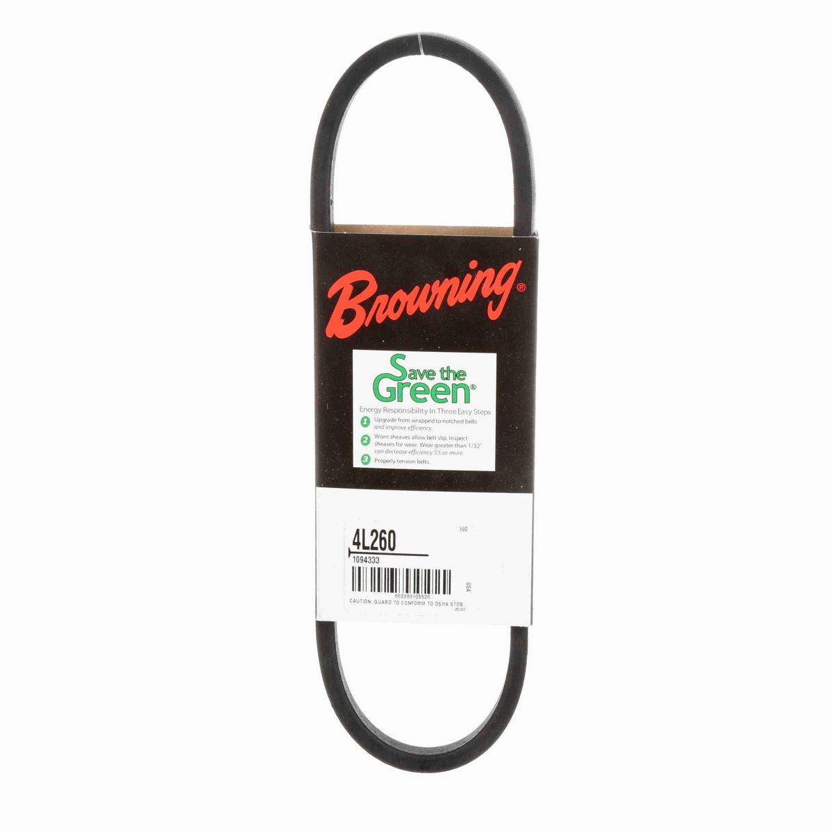 Browning Rubber FHP Belt - 4L260