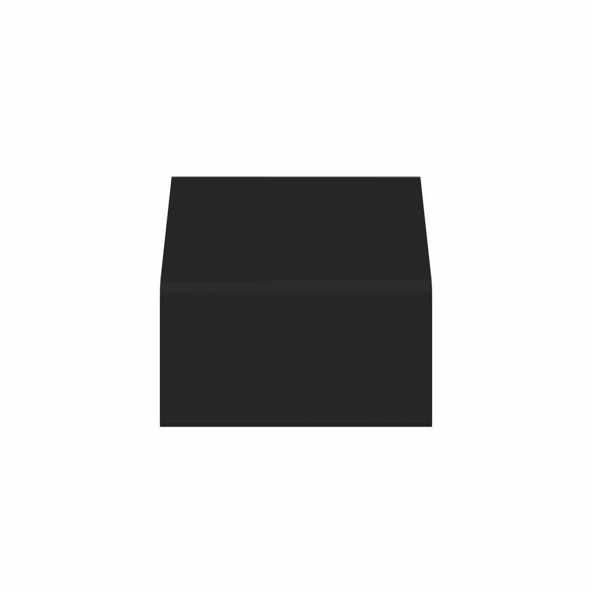 Rexnord Loose 1.23 Inch Wide Black Jaw Shaped SideGrip™ Gripper in Neoprene 40 Shore A Material - 114-882-1