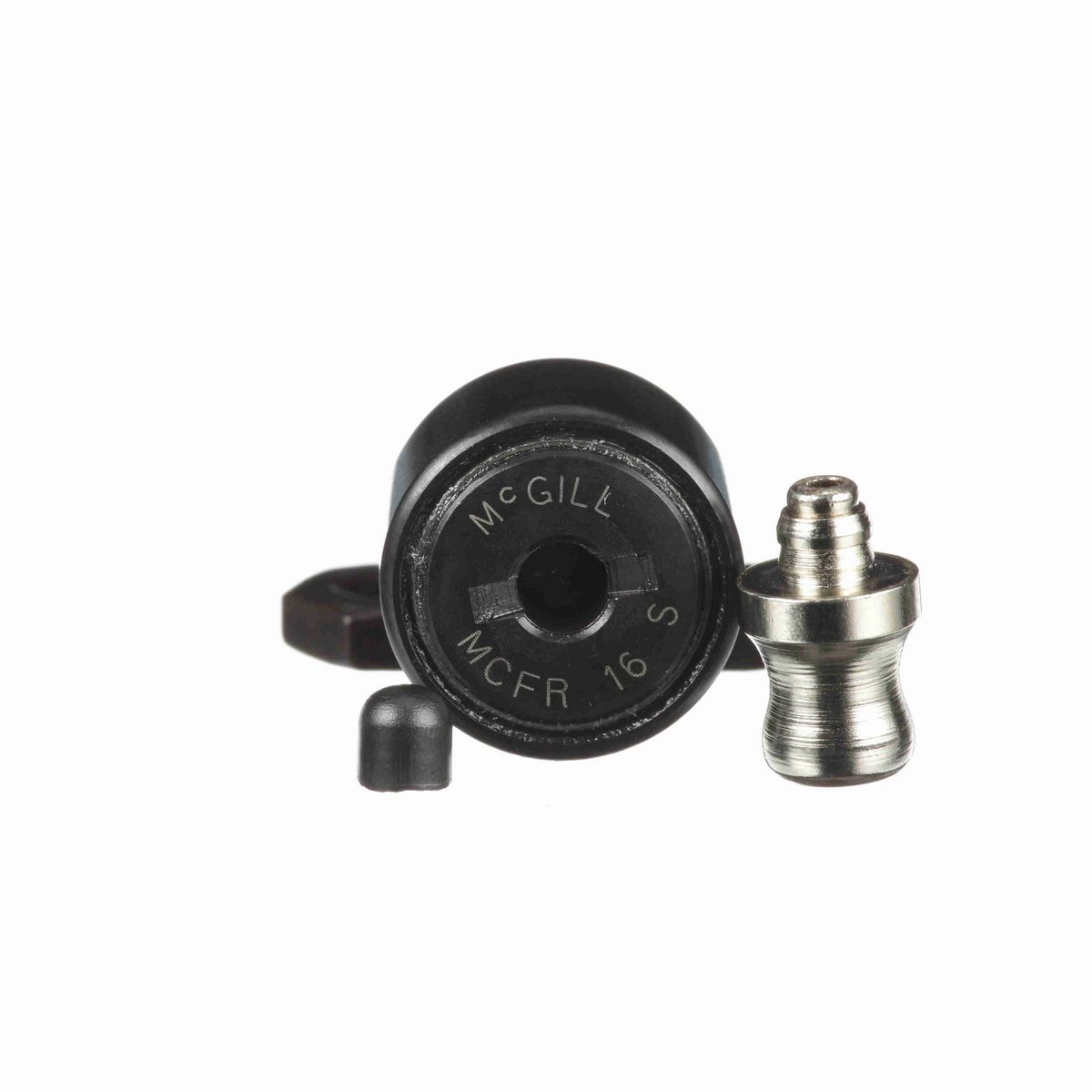 Опорный ролик с цапфой McGill CAMROL MCFR 16 S, бочкообразный, с уплотнением, со шлицем под отвёртку, метрический