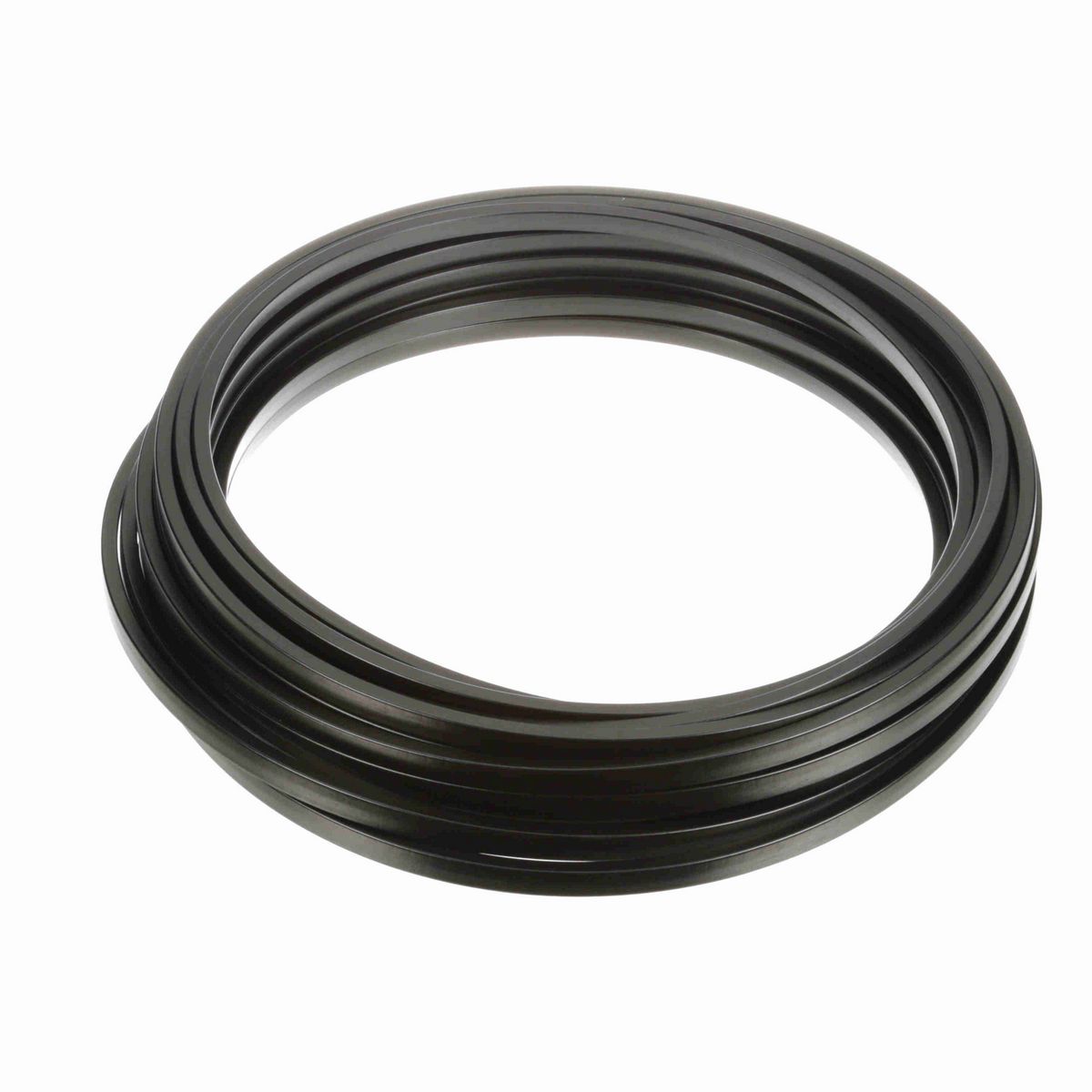 System Plast Bar Cap: 0.43"W X 0.75"H X 1200"L Black Nolu-SD - AA1900733