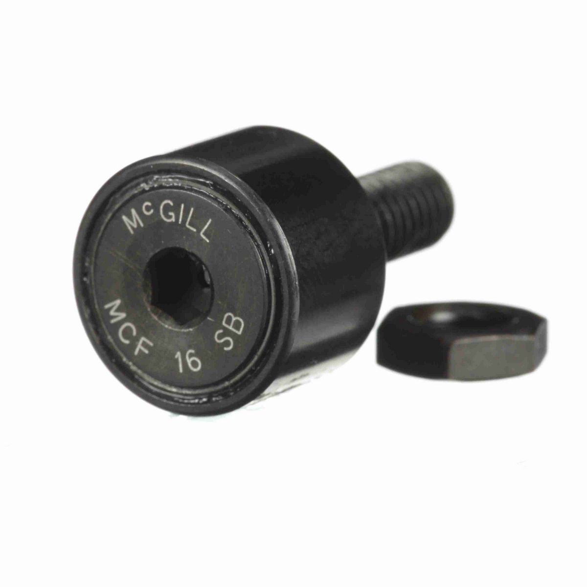 Опорный ролик с цапфой McGill CAMROL MCF 16 B, бочкообразный, с шестигранным отверстием, метрический