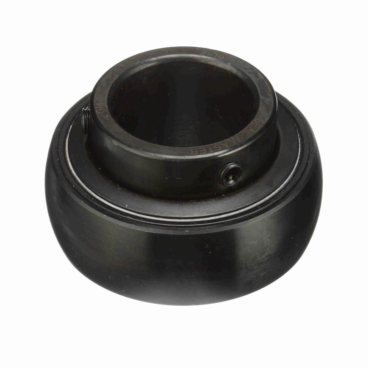 Sealmaster Mounted Insert Only Ball Bearing - 52100 Bearing Steel, Black Oxided - Setscrew Lock - 2-19