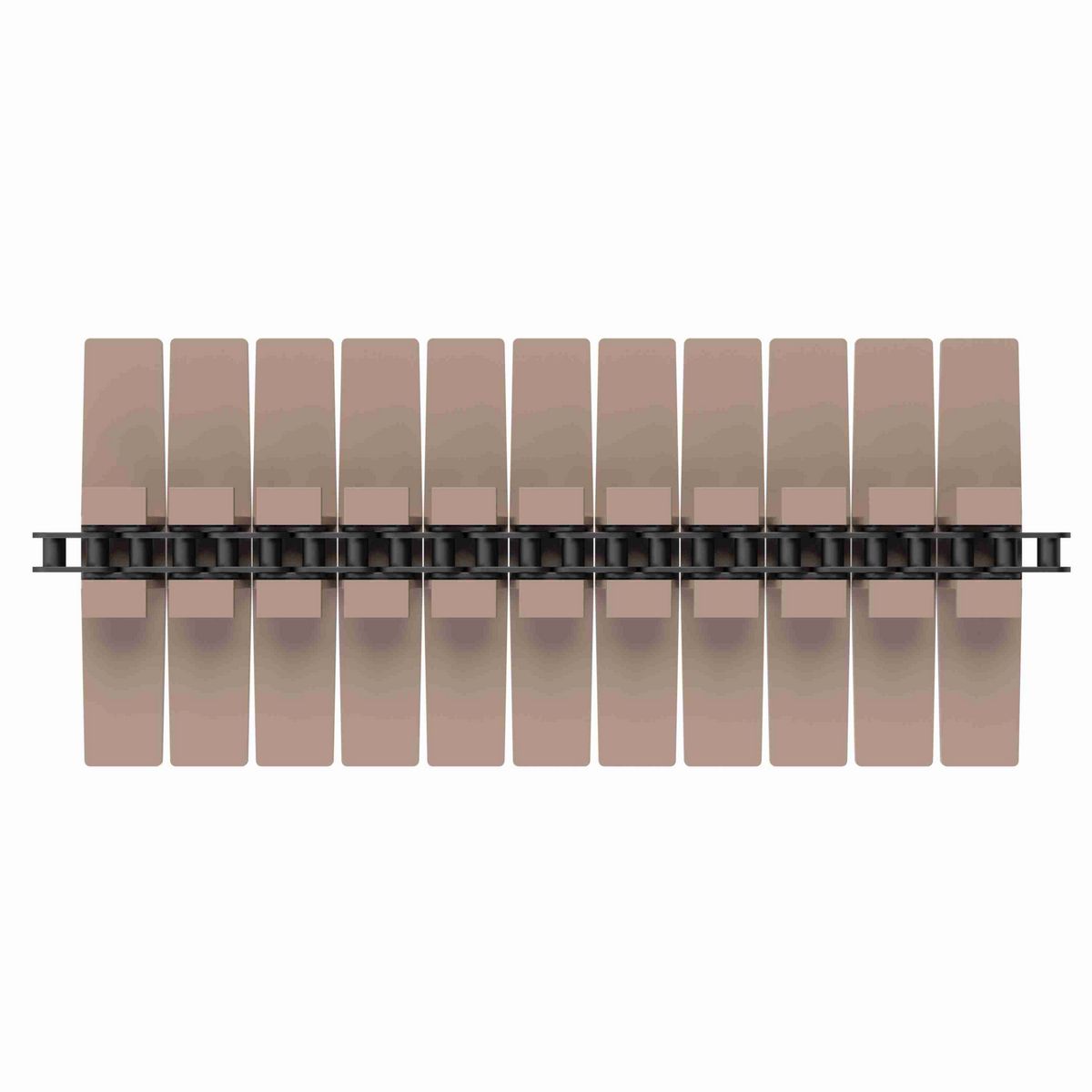 Rexnord 1873TAB SuperGrip™ Side-flexing SuperGrip™, Material: Tan Low Friction, Width: 7.5in, Pitch: 1.5in - 81437944