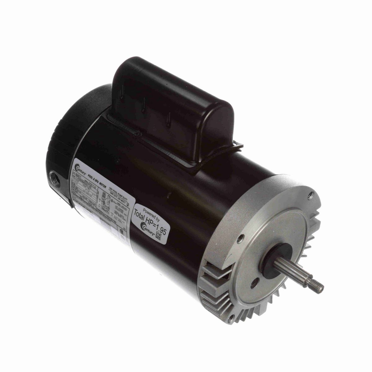 Century Pool Pump Motor, 1.5-.20 HP, 1 Ph, 60 Hz, 230 V, 3600 RPM, Y56J Frame, DP - B2977