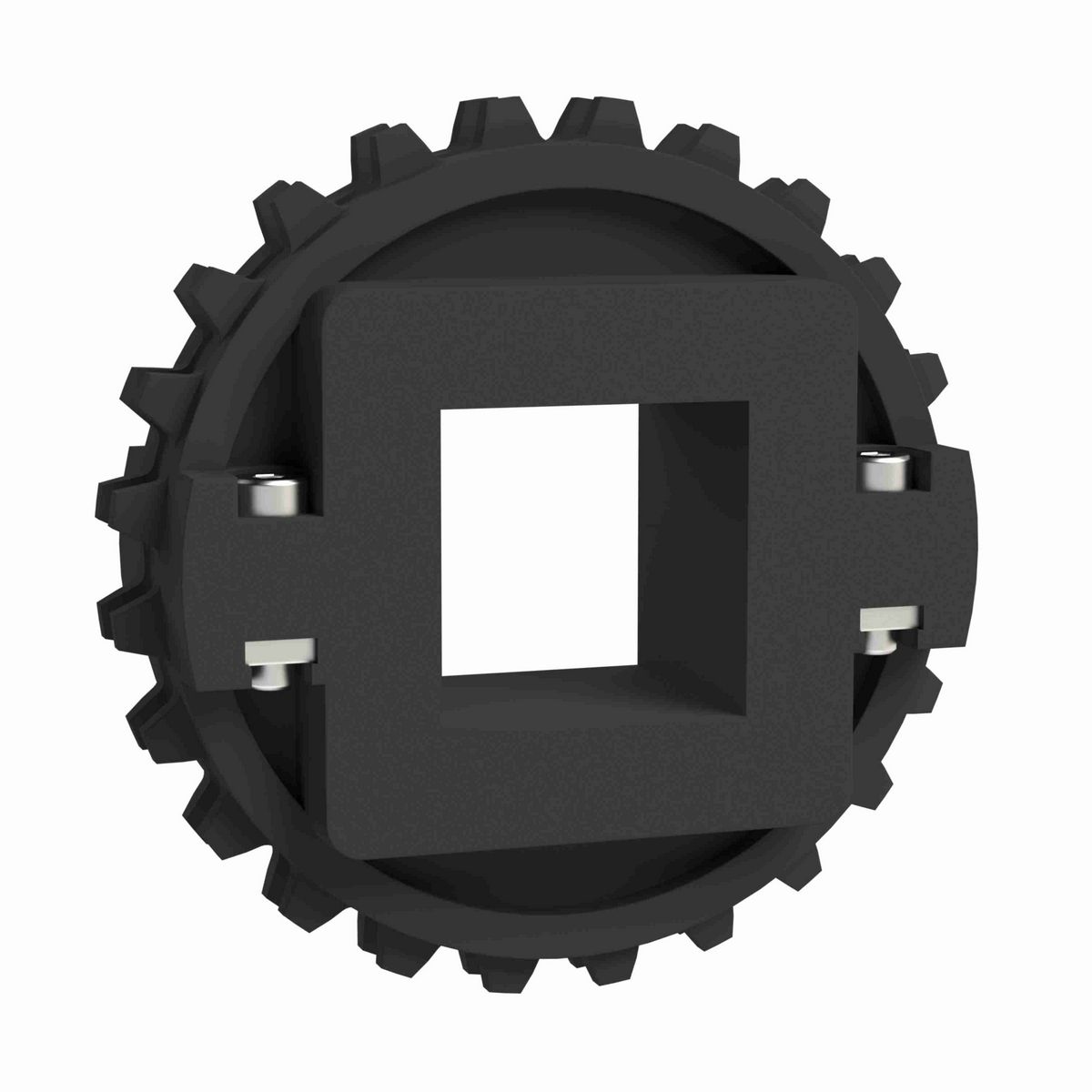 Rexnord 1500 Series Split Molded Nylon Sprocket with 24 Teeth and a 40mm Square Bore - 614-142-2