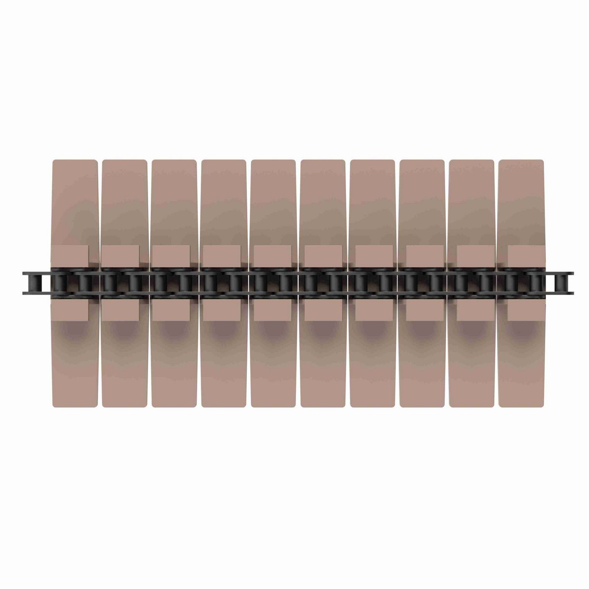 Rexnord 1873TAB SuperGrip™ Side-flexing SuperGrip™, Material: Tan Low Friction, Width: 7.5in, Pitch: 1.5in - 81418875